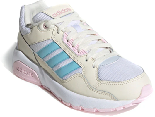 (W) adidas neo Run9tis 'Kuning Krim Putih Biru' FZ1459 Lookbook (W) adidas neo Run9tis 'Kuning Krim Putih Biru' FZ1459