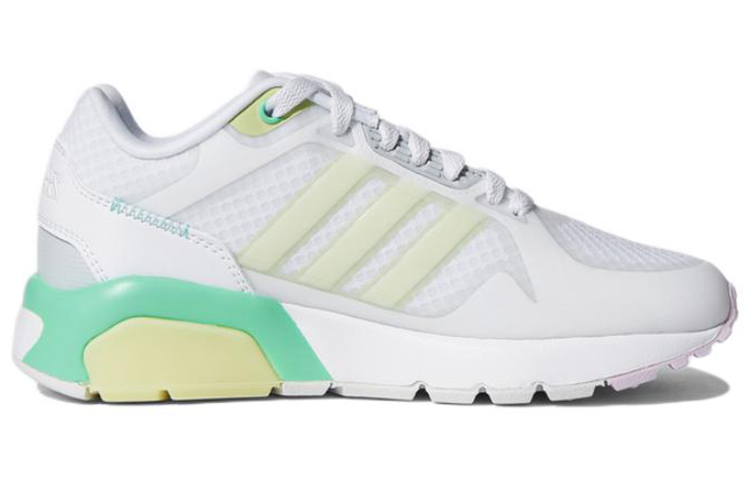 Order (W) adidas Neo Run9tis Kasut Sukan 'Putih Kuning Hijau' HP2148