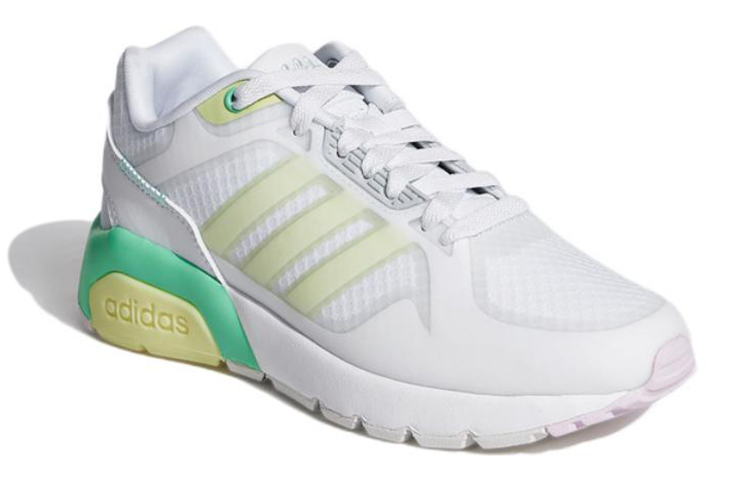Lookbook (W) adidas Neo Run9tis Kasut Sukan 'Putih Kuning Hijau' HP2148