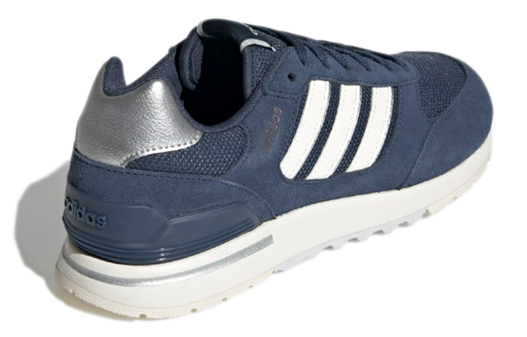 Shop adidas neo Run 80s 輕巧透氣休閒跑步鞋 女款 藍白