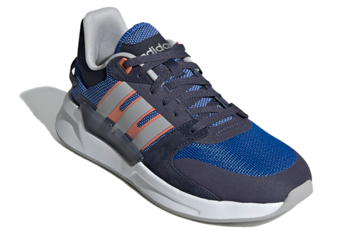 Lookbook adidas neo Run 90s 舒適耐磨防滑跑步鞋 女款 灰藍