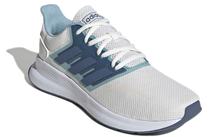 (W) adidas neo Runfalcon White/Blue 圖 3
