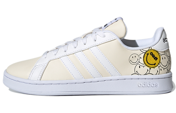 Buy SMILEY x adidas neo GRAND COURT 低筒 板鞋 女式 米黃