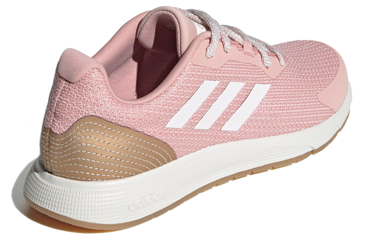 Shop adidas neo Sooraj 低幫 跑步鞋 女款 粉白