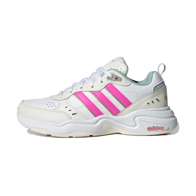 (W) adidas neo Strutter 'White Pink Green'