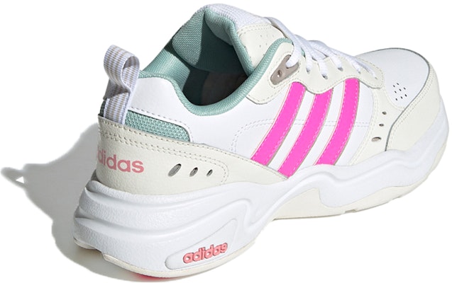 adidas neo Strutter 防滑耐磨 低筒 運動休閒鞋 女款 白粉綠 Shop adidas neo Strutter 防滑耐磨 低筒 運動休閒鞋 女款 白粉綠