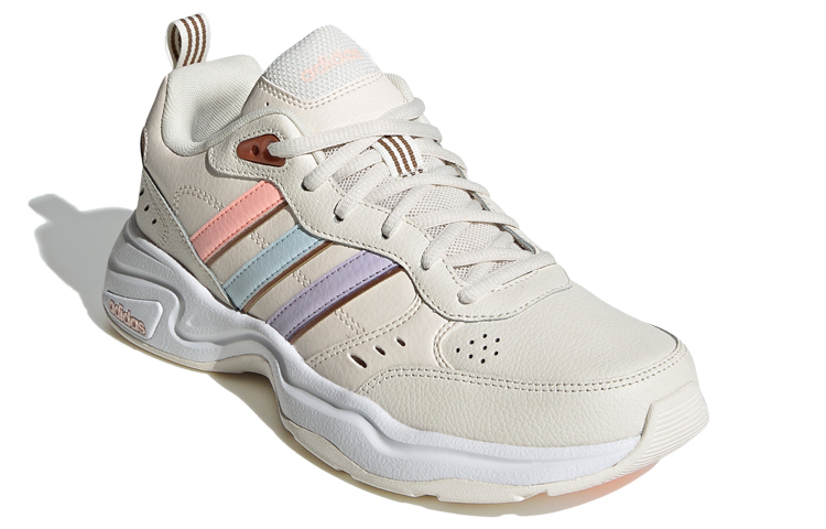 Lookbook adidas neo Strutter 防滑耐磨輕便 低筒 運動休閒鞋 女款 米