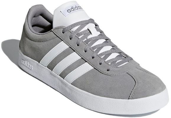 (Women) adidas neo Vl Court 2.0 'Gray White' B43807 Lookbook (Women) adidas neo Vl Court 2.0 'Gray White' B43807