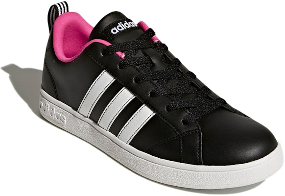 adidas neo Vs Advantage 耐磨透氣 低筒 板鞋 女式 黑色 Lookbook adidas neo Vs Advantage 耐磨透氣 低筒 板鞋 女式 黑色