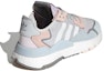 Shop adidas originals Nite Jogger 減震防滑 低筒 運動休閒鞋 女款 灰白粉
