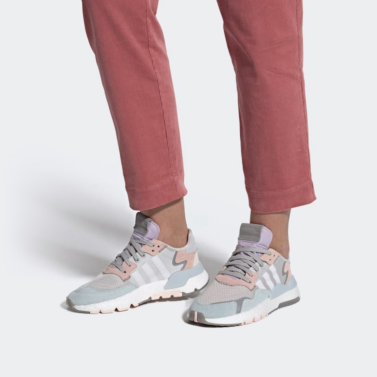 (Women) adidas Nite Jogger 'Grey Pink Tint' FV1328