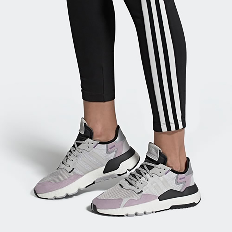 (W) adidas Nite Jogger 'Grey Soft Vision' 圖 6