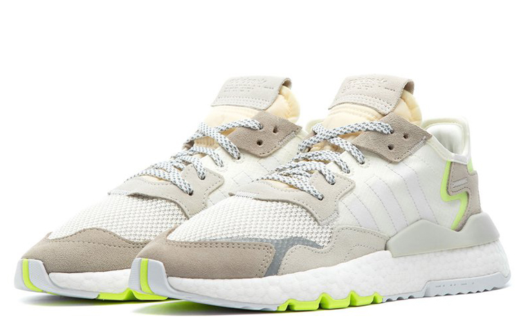 (W) adidas Nite Jogger 'Off White Yellow' 圖 3