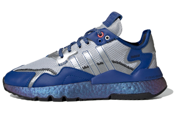 (Women) adidas Nite Jogger 'Silver Metallic Royal Blue' EG3360