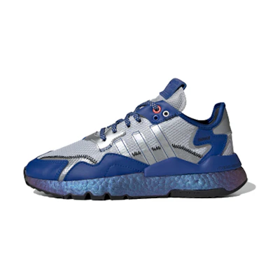 (W) adidas Nite Jogger 'Silver Metallic Royal Blue'