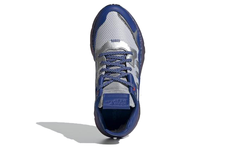 Shop (W) ナイトジョガー "シルバーメタリック×ロイヤルブルー" EG3360