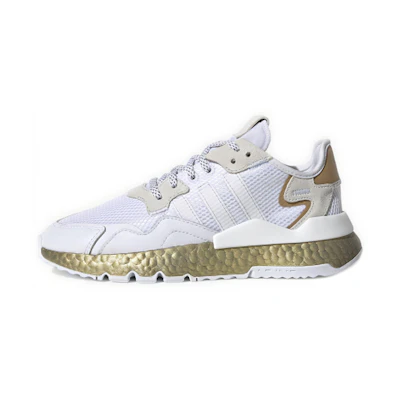 (W) adidas Nite Jogger 'White Gold Metallic'