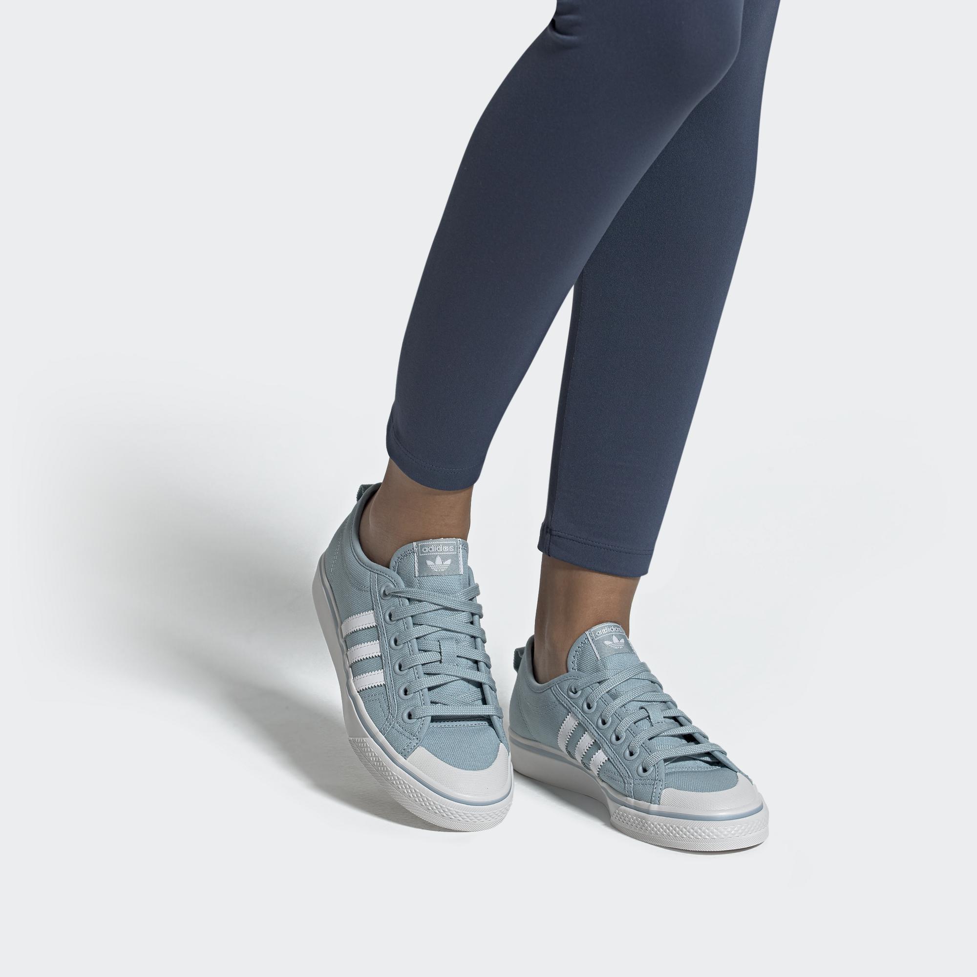 (W) adidas Nizza 'Blue White' 圖 7