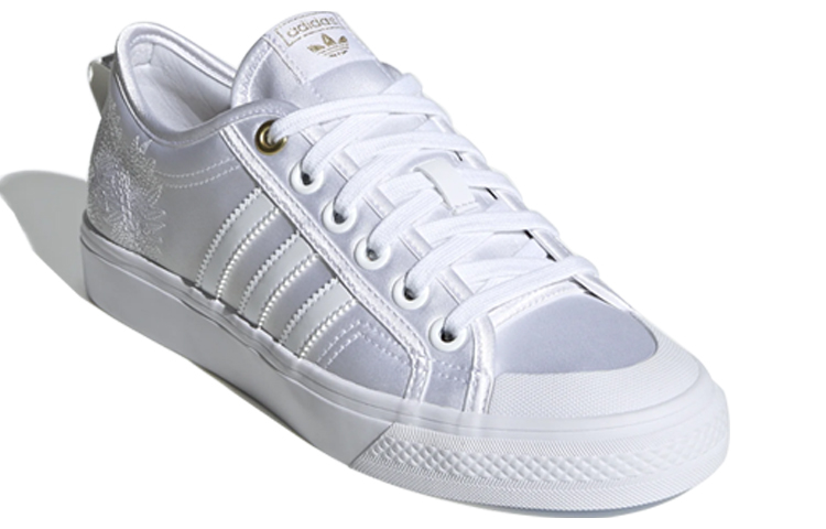 Order adidas originals NIZZA 花卉刺繡 輕便 低筒 板鞋 女款 白