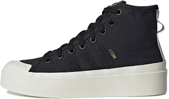 (Women) adidas Nizza Bonega Mid 'Black White' GZ4295 (Women) adidas Nizza Bonega Mid 'Black White' GZ4295