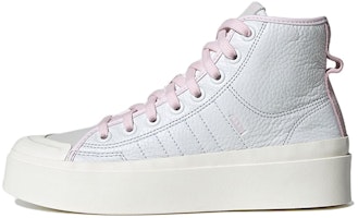 (Women) adidas Nizza Bonega Mid 'Crystal White Almost Pink' GW6761 (Women) adidas Nizza Bonega Mid 'Crystal White Almost Pink' GW6761