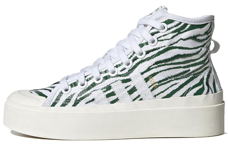 (Women) adidas Nizza Bonega Mid 'Green Animal Print' IG7372