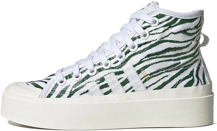 women-adidas-nizza-bonega-mid-green-animal-print-ig-7372