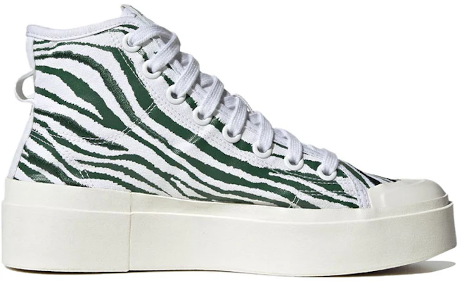Adidas Originals NIZZA 防滑耐磨輕便 中筒 板鞋 女款 白綠 Order Adidas Originals NIZZA 防滑耐磨輕便 中筒 板鞋 女款 白綠