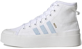 (Women) adidas Nizza Bonega Mid 'White Clear Sky' GW6762 (Women) adidas Nizza Bonega Mid 'White Clear Sky' GW6762