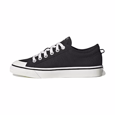 (W) adidas Nizza Low 'Black White'