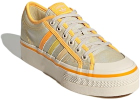 (W) adidas Nizza Platform 'Casi Amarillo Naranja Suave' GX4607 Lookbook (W) adidas Nizza Platform 'Casi Amarillo Naranja Suave' GX4607