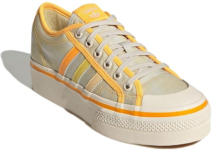 (女性)adidas Nizza 平台鞋 'Almost Yellow Orange Tint' GX4607 Lookbook (女性)adidas Nizza 平台鞋 'Almost Yellow Orange Tint' GX4607