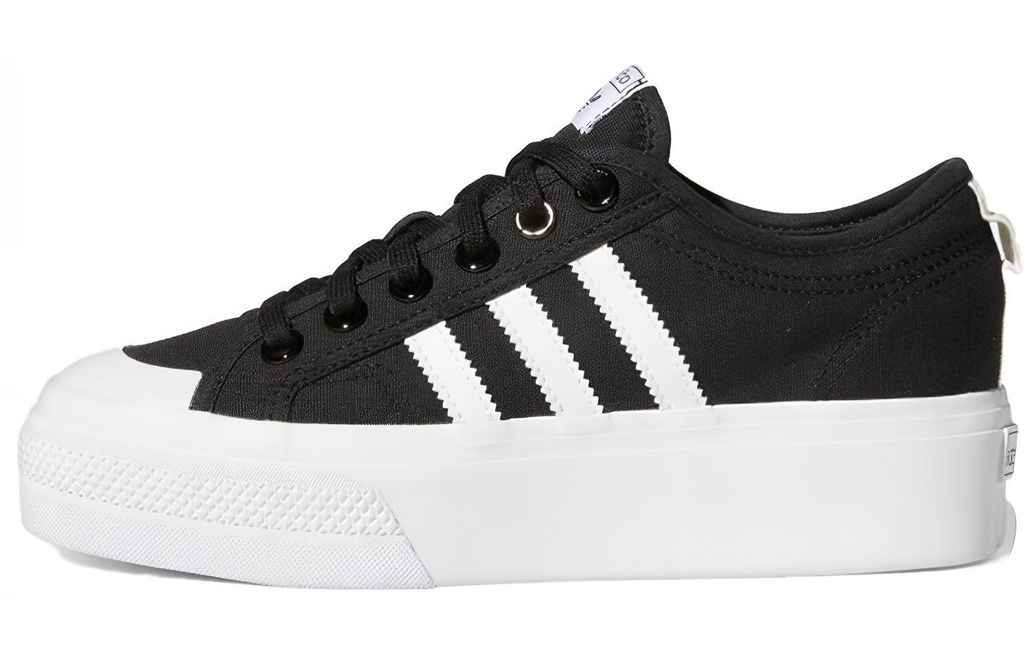 (Women) adidas Nizza Platform 'Black' FV5321