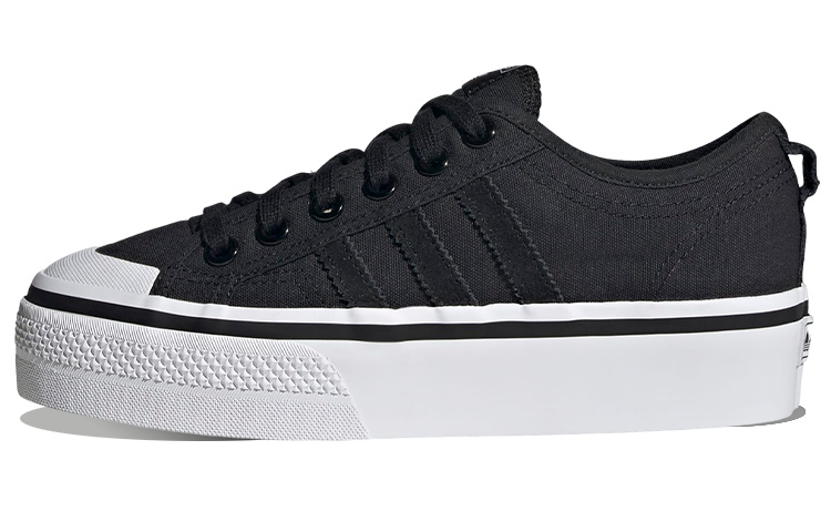 (Women) adidas Nizza Platform 'Black White' HQ6238