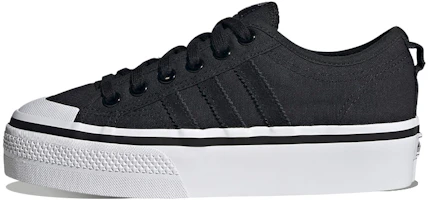 (Women) adidas Nizza Platform 'Black White' HQ6238 (Women) adidas Nizza Platform 'Black White' HQ6238