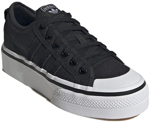 (W) adidas Nizza Platform 'Hitam Putih' HQ6238 Lookbook (W) adidas Nizza Platform 'Hitam Putih' HQ6238