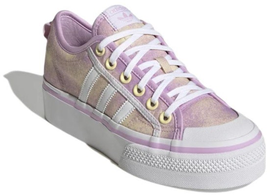 (Women) adidas Nizza Platform 'Bliss Lilac Almost Yellow' GY9476 Lookbook (Women) adidas Nizza Platform 'Bliss Lilac Almost Yellow' GY9476