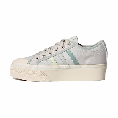 (W) adidas Nizza Platform 'Cream White Green'
