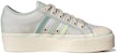(Women) adidas Nizza Platform 'Cream White Green' GX4605