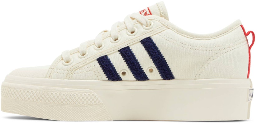 (W) adidas Nizza Platform 'Putih Krem Night Sky' HQ1481 Lookbook (W) adidas Nizza Platform 'Putih Krem Night Sky' HQ1481