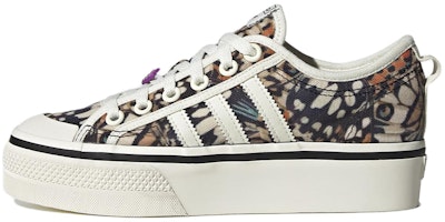 (Women) adidas Nizza Platform 'Off-White Shock Purple' HP6367 (Women) adidas Nizza Platform 'Off-White Shock Purple' HP6367