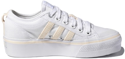 adidas originals NIZZA 高筒板鞋 女生款 白米黃 Order adidas originals NIZZA 高筒板鞋 女生款 白米黃
