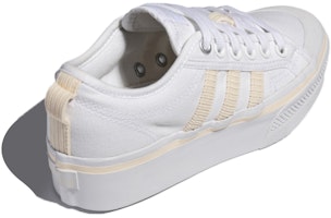 adidas originals NIZZA 高筒板鞋 女生款 白米黃 Shop adidas originals NIZZA 高筒板鞋 女生款 白米黃