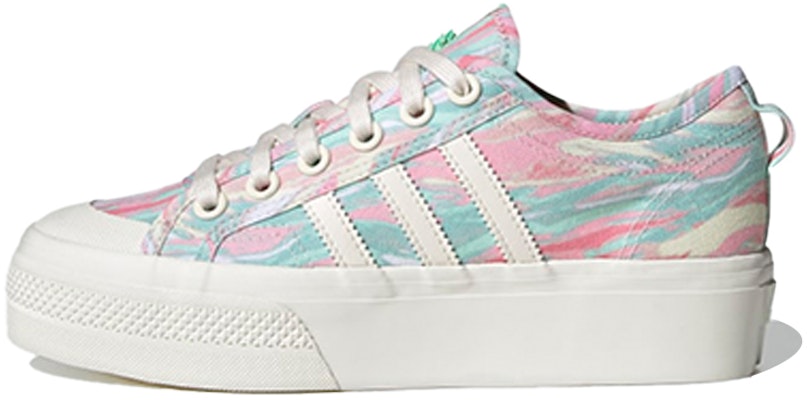 (Women) adidas Nizza Platform 'Pink Frozen Green' GW0166 Buy (Women) adidas Nizza Platform 'Pink Frozen Green' GW0166