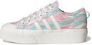 Buy (W) アディダス NIZZA プラットフォーム ピンクフローズングリーン GW0166