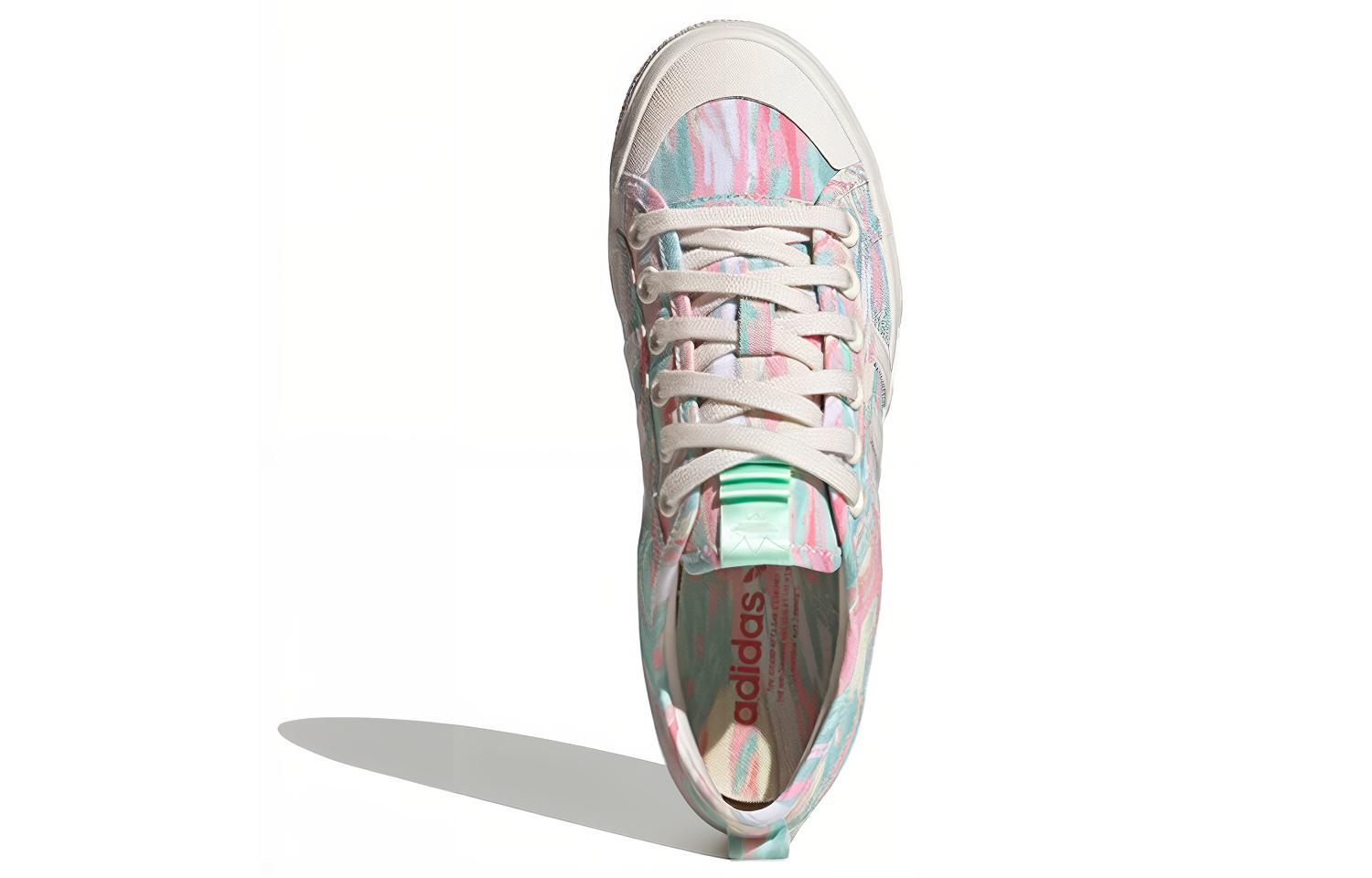 Purchase (W) アディダス NIZZA プラットフォーム ピンクフローズングリーン GW0166