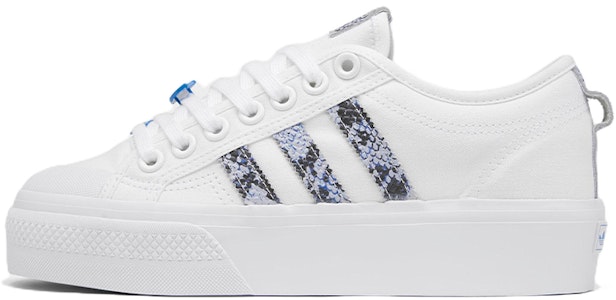 (女性)adidas Nizza 厚底鞋「蛇皮-白色焦點藍」GX8948 Buy (女性)adidas Nizza 厚底鞋「蛇皮-白色焦點藍」GX8948