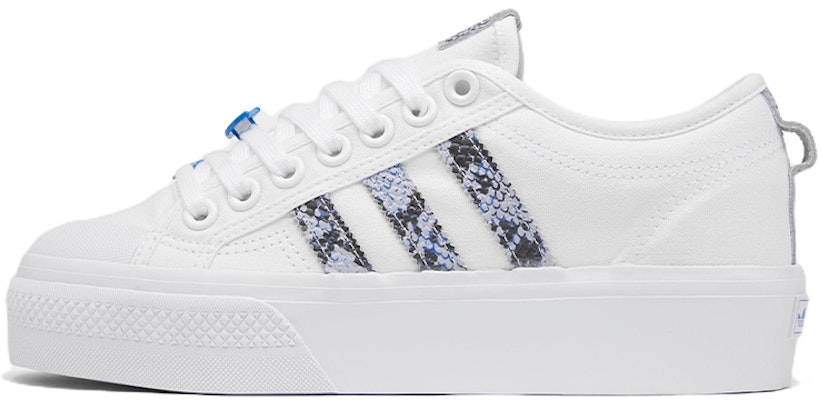 (Women) adidas Nizza Platform 'Snakeskin - White Focus Blue' GX8948 Buy (Women) adidas Nizza Platform 'Snakeskin - White Focus Blue' GX8948