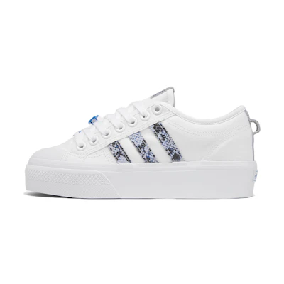 (W) adidas Nizza Platform 'Snakeskin - White Focus Blue'