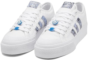 (W) 阿迪达斯 Nizza 厚底 '蛇皮 - 白色 显眼蓝' GX8948 Order (W) 阿迪达斯 Nizza 厚底 '蛇皮 - 白色 显眼蓝' GX8948